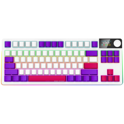 Picture of LORGAR LORGAR KBP70TKLW, Wireless TKL Mechanical Gaming Keyboard Pro, White, EN layout