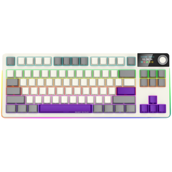 Picture of LORGAR LORGAR KBP70TKLW, Wireless TKL Mechanical Gaming Keyboard Pro, Beige, EN layout