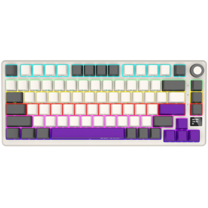 Picture of LORGAR LORGAR KBP7075W, Wireless 75% Mechanical Gaming Keyboard Pro, Beige, EN layout