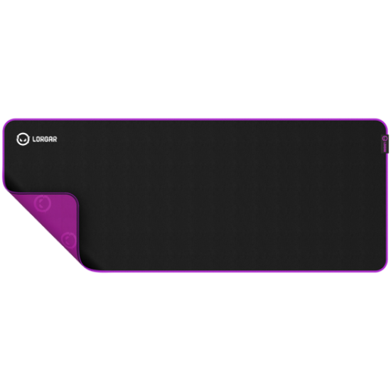Picture of LORGAR Lorgar Main 319, Gaming mouse pad, High-speed surface, Purple anti-slip rubber base, size: 900mm x 360mm x 3mm, weight 0.6kg