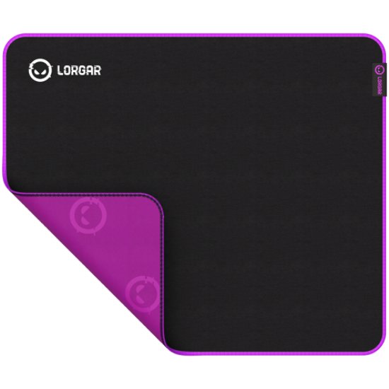 Picture of LORGAR Lorgar Main 315, Gaming mouse pad, High-speed surface, Purple anti-slip rubber base, size: 500mm x 420mm x 3mm, weight 0.39kg
