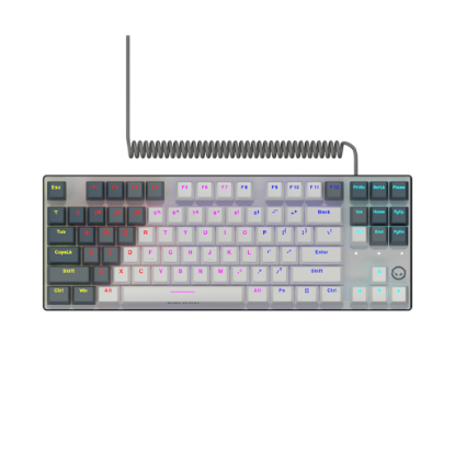 Picture of LORGAR LORGAR Azar 514TKL, Wired RGB mechanical gaming keyboard, white, EN layout