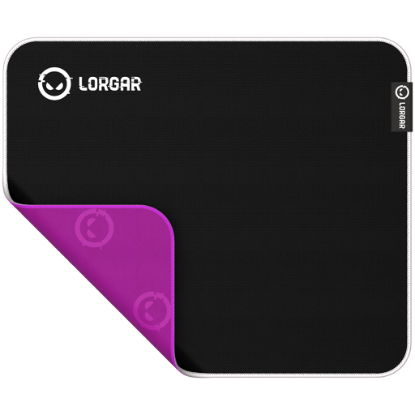 Picture of LORGAR Lorgar Legacer 753, Gaming mouse pad, Ultra-gliding surface, Purple anti-slip rubber base, size: 360mm x 300mm x 3mm, weight 0.23kg
