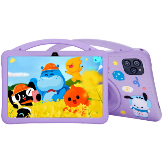 Picture of VGKE VGKE 10.1" HF IPS Kids Tablet - Mediatek MT6737 CPU, 2GB RAM, 32GB Storage, 3G + Wifi, Bluetooth 4.0, Android, Type C - PURPLE