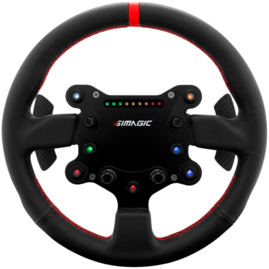 Picture of SIMAGIC SIMAGIC GT‑Style GTS Steering Wheel for GT Simulation, suede finish
