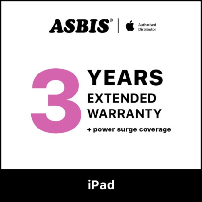 Picture of ASBIS Additional 3-year warranty + power surge coverage for iPAD 10 generation