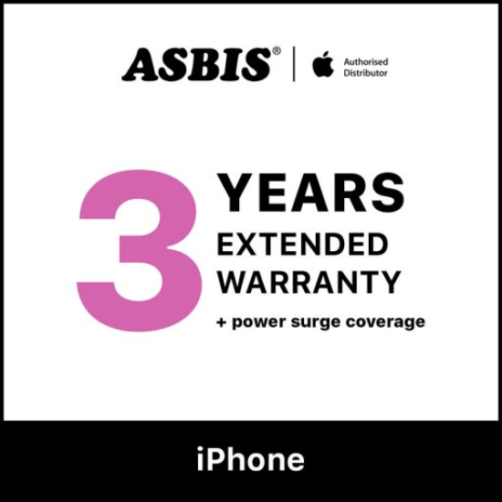 Picture of ASBIS Additional 3-year warranty + power surge coverage for iPhone 15 plus, iPhone 16 plus, iPhone 16