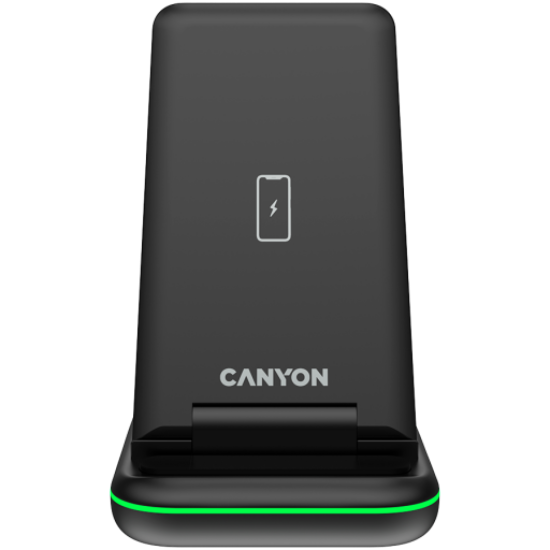 Picture of CANYON CANYON wireless charger WS-304 15W 3in1 Black