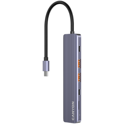 Picture of CANYON CANYON hub DS-17 6in1 4k USB-C Grey