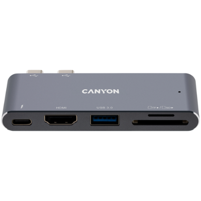 Picture of CANYON CANYON hub DS-5 5in1 Thunderbolt 3 4k Space Grey