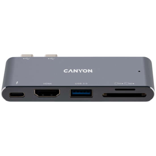 Picture of CANYON CANYON hub DS-5 5in1 Thunderbolt 3 4k Space Grey