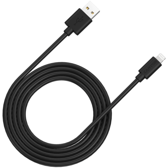 Picture of CANYON CANYON cable MFI-12 USB-A to Lightning 2m Black