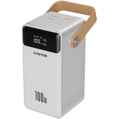 Picture of CANYON CANYON power bank OnPower 610 metal 60000 mAh PD100W White