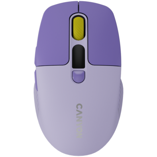 Picture of CANYON CANYON mouse MW-26 LCD Silent Dual Mode Wireless Violet
