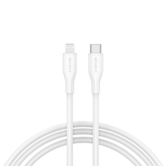 Picture of CANYON CANYON cable CLNM60 C-L 60W MFI 1m Silicon White