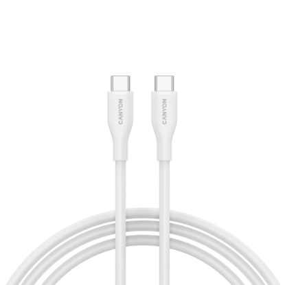 Picture of CANYON CANYON cable CC60SC10 C-C 60W 1m Silicon White