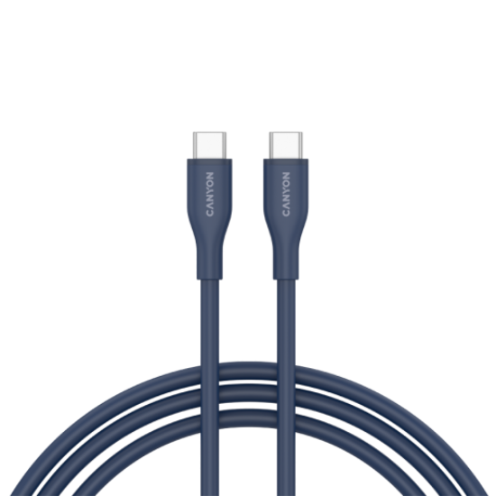 Picture of CANYON CANYON cable CC60SC10 C-C 60W 1m Silicon Dark blue