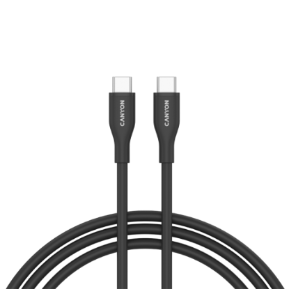 Picture of CANYON CANYON cable CC60SC10 C-C 60W 1m Silicon Black