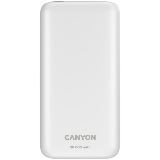 Picture of CANYON CANYON power bank PB-301 LED 30000 mAh PD 20W QC 3.0 White