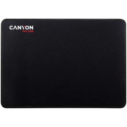 Picture of CANYON CANYON MP-4, Mouse pad,350X250X3MM,Multipandex,fully black with our logo (non gaming),blister cardboard
