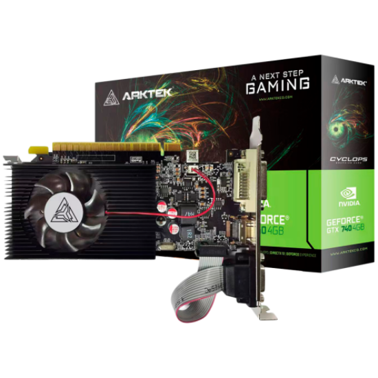 Picture of ARKTEK Arktek Geforce GT740 DDR3 4GB 128Bit Low Profile