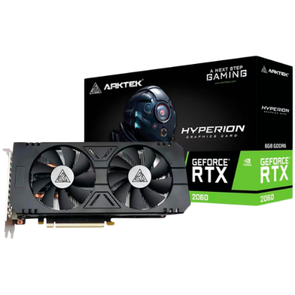 Picture of ARKTEK Arktek RTX2060 Super GDDR6 6GB 256Bit Twin Fans Graphics Card