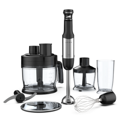 Picture of AENO AENO Hand Blender HB3: 1000W, Smooth speed control, 0.5L Chopper, 2L Food processor,  Whisk, 0,6L Measuring jar