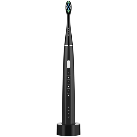Picture of AENO AENO SMART Sonic Electric toothbrush, DB2S: Black, 4modes +8 smart, wireless charging, 46000rpm, 90 days without charging, IPX7