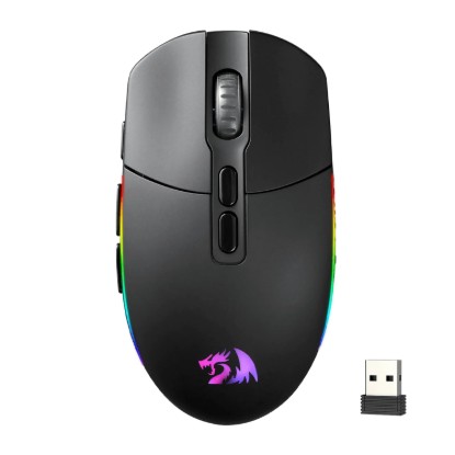 Picture of Redragon M719 Pro INVADER 10000DPI 2.4GHz Wireless Gaming Mouse - Black