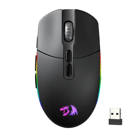 Picture of Redragon M719 Pro INVADER 10000DPI 2.4GHz Wireless Gaming Mouse - Black