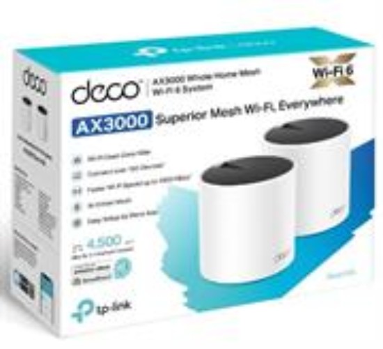 Picture of TP-Link Deco X55 (2-pack) AX3000 Whole Home Mesh Wi-Fi 6 System