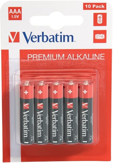 Picture of VERBATIM AAA ALKALINE BATTERY (10X 4PK) CARTON