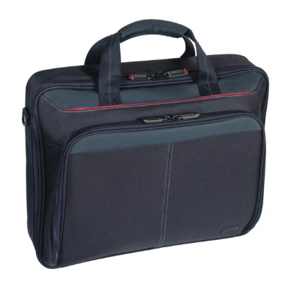 Picture of TARGUS CLASSIC 15-16IN CLAMSHELL CASE - BLACK PADDED 15.6" LAPTOP SECTION, ADJUSTABLE SHOULDER STRAP, COMPACT AND LIGHTWEIGHT.