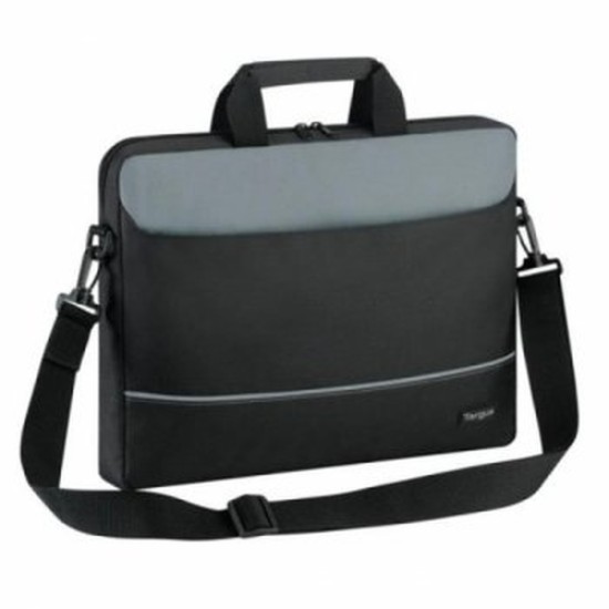 Picture of TARGUS - INTELLECT 15.6INCH TOPLOAD CASE BLACK GREAT VALUE LAPTOP CASE TO FIT UP TO 15.6" LAPTOPS TOPLOADING DESIGN WITH PADDED LAPTOP COMPARTMENT ESSENTIAL CARRY HANDLE AND SHOULDER STRAP LARGE QUICK-ACCESS POCKET KEEPS ESSENTIALS CLOSE AT HAND