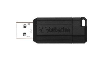 Picture of VERBATIM 16GB PINSTRIPE USB BLACK