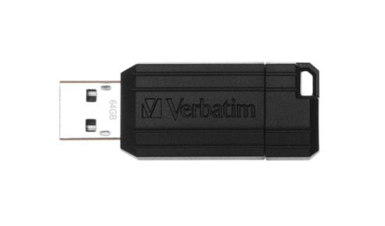 Picture of VERBATIM 64GB PINSTRIPE USB BLACK