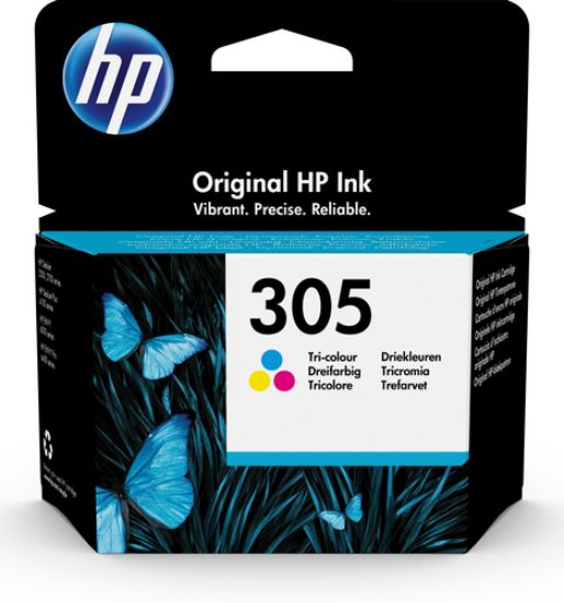 Picture of HP #305 TRI-COLOR ORIGINAL INK CARTRIDGE - HP 2720/4120