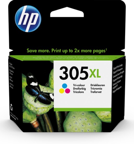 Picture of HP #305XL HIGH YIELD TRI-COLOR ORIGINAL INK CARTRIDGE - HP 2720/4120