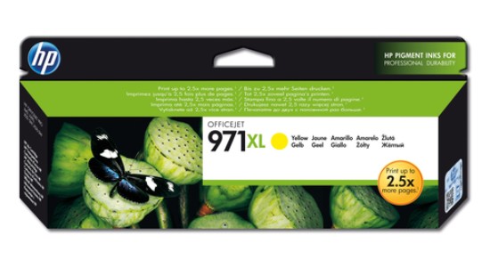 Picture of HP 971XL YELLOW OFFICEJET INK CARTRIDGE