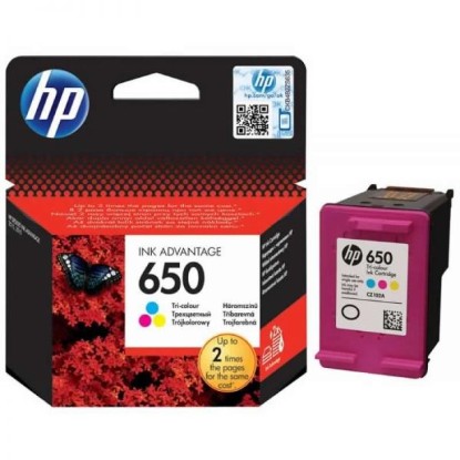 Picture of HP 650 TRI-COLOR INK CARTRIDGE