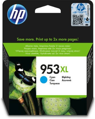 Picture of HP 953XL HIGH YIELD CYAN ORIGINAL INK CARTRIDGE