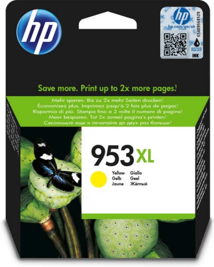 Picture of HP 953XL HIGH YIELD YELLOW ORIGINAL INK CARTRIDGE