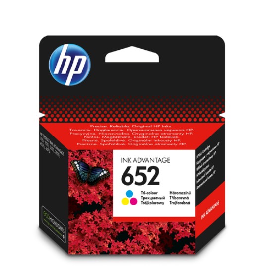 Picture of HP 652 TRI-COLOUR ORIGINAL INK CARTRIDGE
