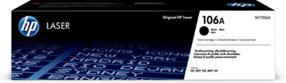 Picture of HP #106A BLACK ORIGINAL LASER TONER CARTRIDGE