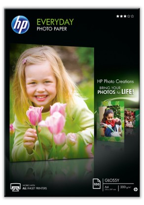 Picture of HP EVERYDAY PHOTO PAPER A4 GLOSS 100SHT