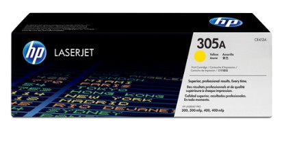 Picture of HP 305A YELLOW LASERJET TONER CARTRIDGE FOR LASERJET PRO 300 AND 400 COLOR SERIES