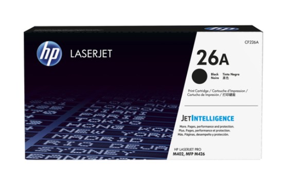 Picture of HP 26A BLACK LASERJET M402/MFP M426 TONER CARTRIDGE