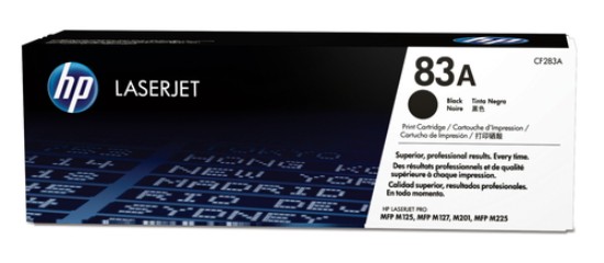 Picture of HP 83A BLACK LASERJET TONER CARTRIDGE
