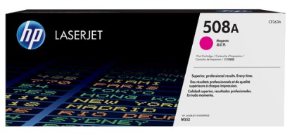 Picture of HP 508A MAGENTA LASERJET ENTERPRISE M552/M553 TONER CARTRIDGE YIELD 5000 PGS
