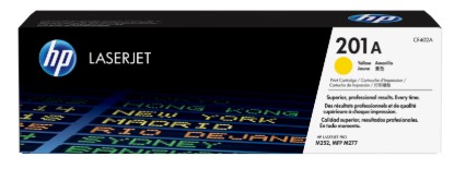 Picture of HP 201A YELLOW LASERJET MFP M277/M252 TONER CARTRIDGE YIELD 1400 PGS